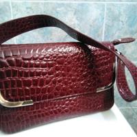 Borsa bordeaux + portachiavi Carpisa