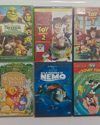 DVD cartoni vari 5€ ognuno 
