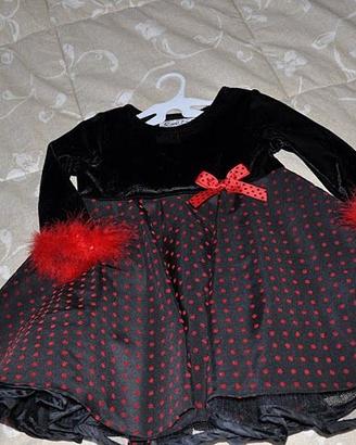 Abitino nero bimba 18/24 mesi