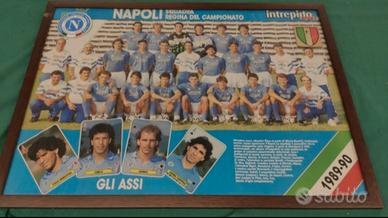 Napoli 1989/90  misure 63x45