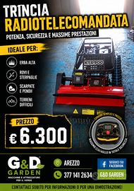 trincia semovente radiocomandato 90cm
