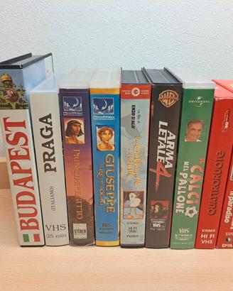 Videocassette VHS varie - prezzo unitario