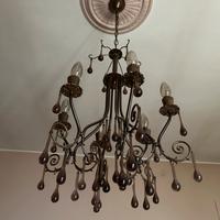 Lampadario da salotto anni 70