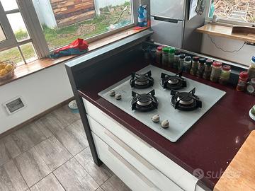 HOTPOINT PIANO COTTURA 4 FUOCHI GPL+METANO