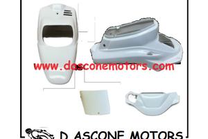 kit carene Booster Bianco grezzo 4 pezzi 1988 2003