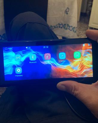 Carplay android moto navigatore monitor