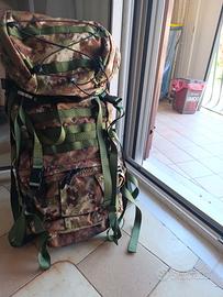 Zaino militare alpino Esercito Italiano 100 litri