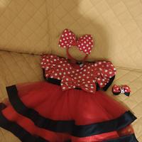 vestito carnevale Minnie Bambina 