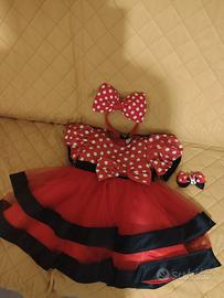 vestito carnevale Minnie Bambina 