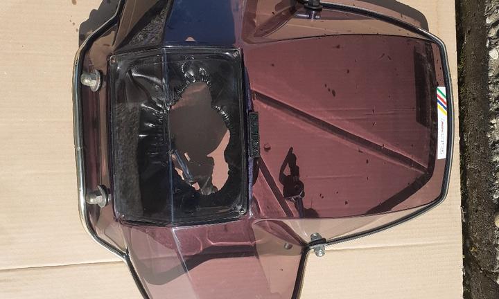 Cupolino e portapacchi per moto Morini 125H o 250 