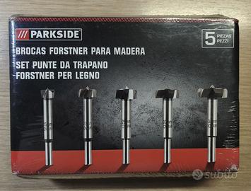 Set punte Forstner Parkside per legno