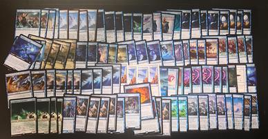 MTG Blocco 100x blue rare&mitiche