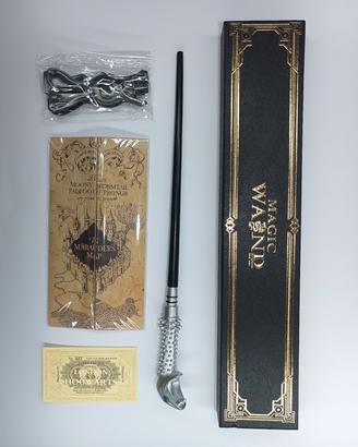 Harry Potter - bacchetta di Lucius Malfoy con set