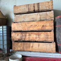 Casse legno vintage C.P. (Case Popolari)