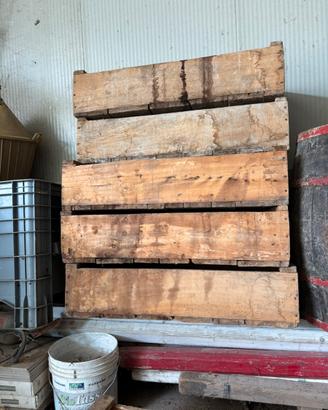 Casse legno vintage C.P. (Case Popolari)