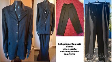 Abbigliamento donna gessato