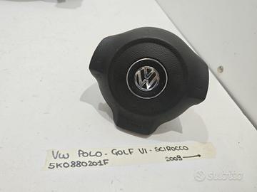 AIRBAG VOLANTE VOLKSWAGEN Polo 5° Serie 5K0880201