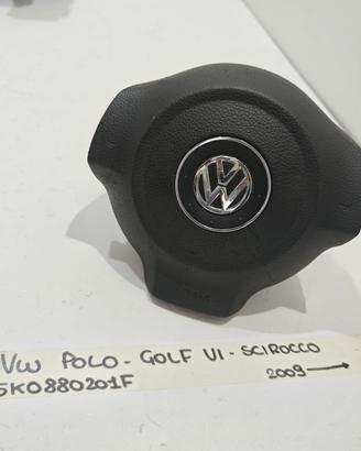 AIRBAG VOLANTE VOLKSWAGEN Polo 5° Serie 5K0880201