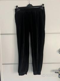 Pantaloni Benetton in ciniglia neri - Vita 35cm