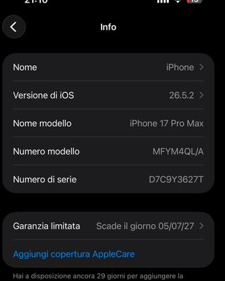 Iphone 17 pro max