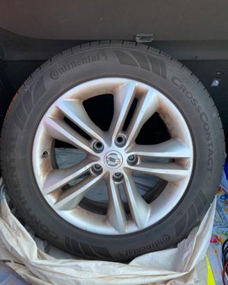 Cerchi Nissan Qashqai 17” e gomme 215/60 r17 M+S