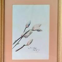 Dipinto ad acquarello di Valentino Ghiglia