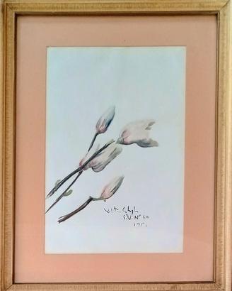 Dipinto ad acquarello di Valentino Ghiglia
