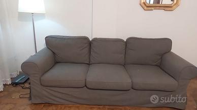 Divano ikea ektorp 3 posti grigio scuro