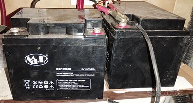 4 batterie sigillate 12V 40A BE 12040