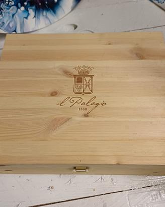 CASSETTA VINI UNICA TENUTA IL PALAGIO STING !!!