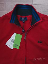 Maglione a maglia misto lana tgS rosso