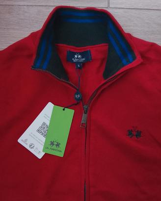 Maglione a maglia misto lana tgS rosso