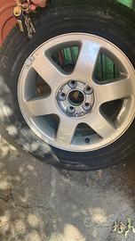 Cerchioni lega originali Audi con gomme invernali