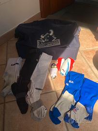 Borsone Calcio, Calzettoni, lacci e parastinchi