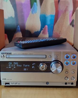 hi-fi compatto Kenwood RD-UDA55 + 2 casse 50W +...