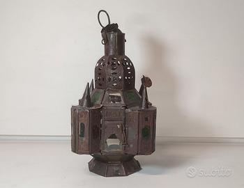 LANTERNA IN FERRO BATTUTO