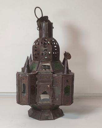 LANTERNA IN FERRO BATTUTO