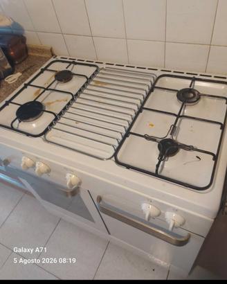  cucina a gas Regal bianca larga 90 cm 