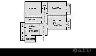 PRIVATO Quadrilocale 110 mq ASTI