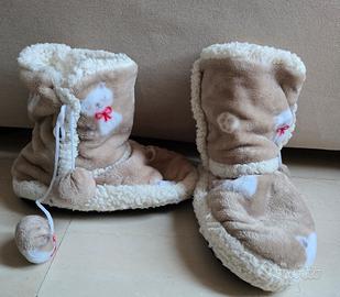 Pantofole con interno teddy