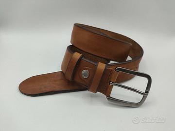 Cintura Sportiva Uomo in Vero Cuoio Made in Italy 