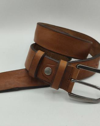 Cintura Sportiva Uomo in Vero Cuoio Made in Italy 