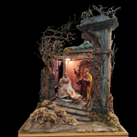 Natività artigianale sotto l’arco del tempo