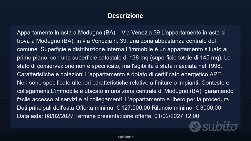 Appartamento – Modugno, Bari - Vista 3