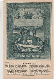 Cartolina Santino SACRA SINDONE Torino