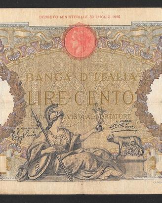 Banconota 100 lire del 05.10.1931 rara