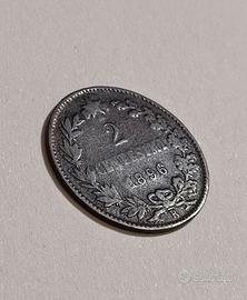 moneta 2 centesimi 1896 - R - regno d'italia