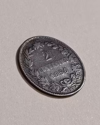 moneta 2 centesimi 1896 - R - regno d'italia
