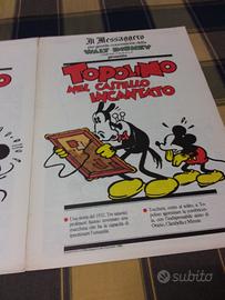 Giornali di Topolino vintage anche in stock