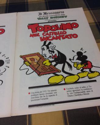 Giornali di Topolino vintage anche in stock